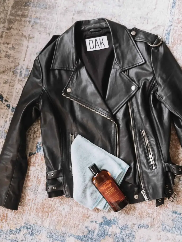 how to wash leather jacket